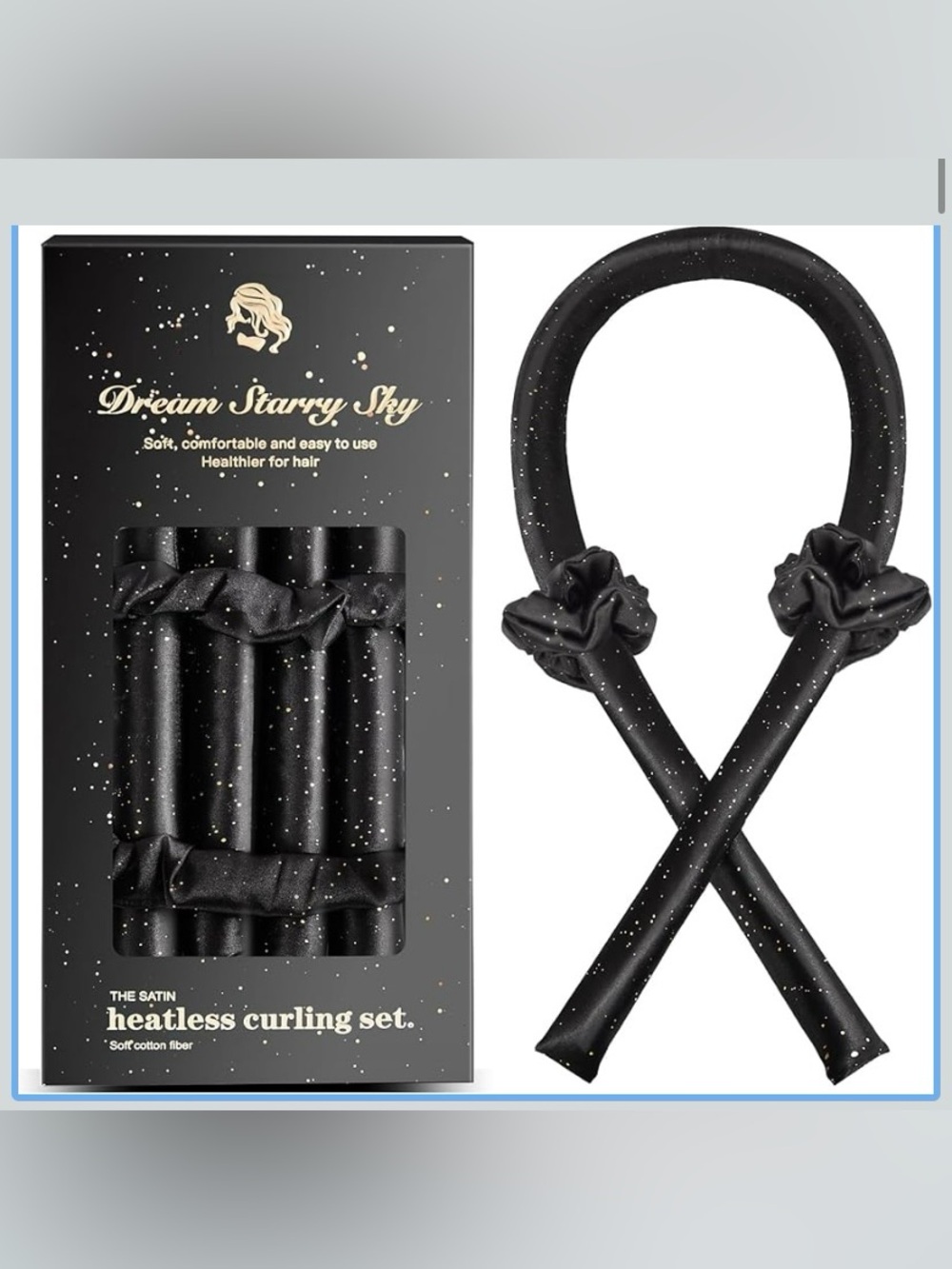 Satin Heatless Curling Set